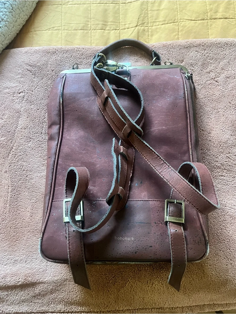 Laflore Bobobark cork laptop backpack